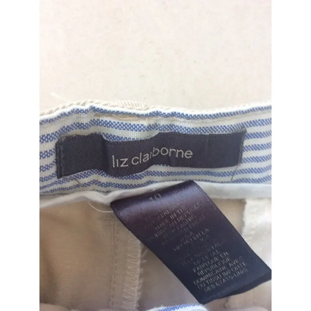 Liz Claiborne Walking Bermuda Shorts High Waist